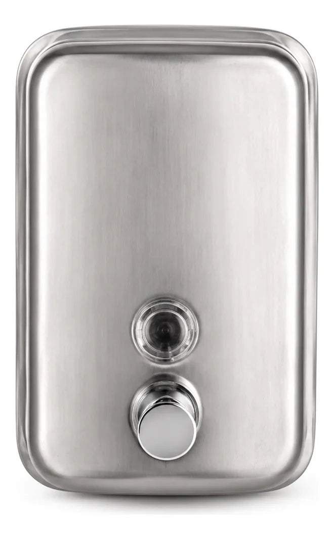 Dispenser Jabon Liquido Acero Inox 500 Ml Premium Pared