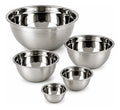 Set 5 Bowls Cocina Acero Inox Reforzado Reposteria Ensala
