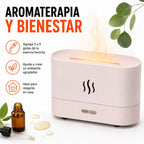 Humidificador Difusor Aroma Silencioso Efecto Fuego 180ml