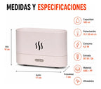 Humidificador Difusor Aroma Silencioso Efecto Fuego 180ml