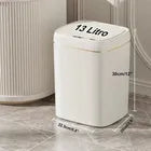 Cesto de Basura Tacho Automático Cocina / Baño Inteligente Con Sensor 15 L