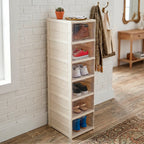 Zapatero Organizador De Calzado Torre 6 Niveles Plegable