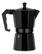 Cafetera Tipo Italiana Para 9 Pocillos Express Cafe Negro