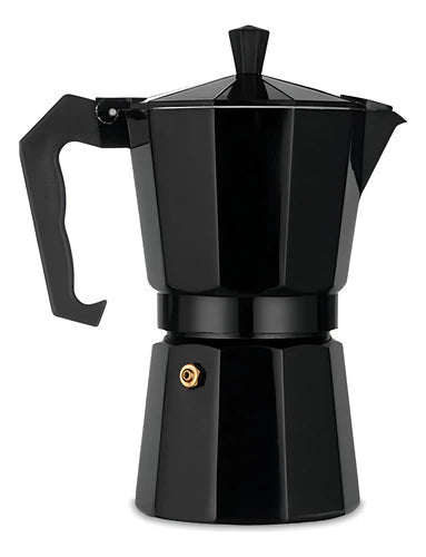 Cafetera Tipo Italiana Para 9 Pocillos Express Cafe Negro